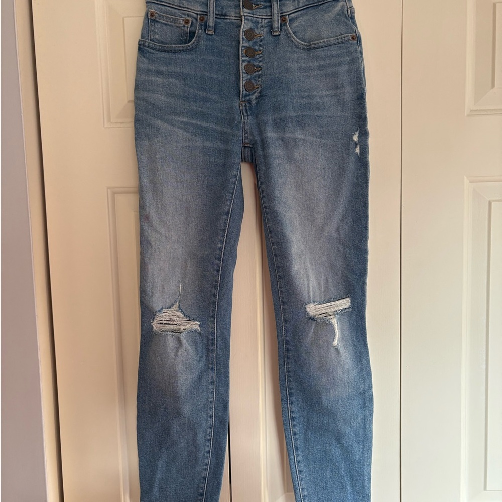Lucky Brand High Rise Blue Distressed Jeans